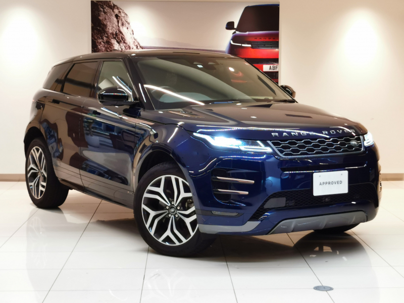 ランドローバー レンジローバー EVOQUE Rダイナミック S 2.0L P250 AWD 1オーナー インタラクティブドライバーディスプレイ ACC ブラインドスポットモニター 20インチアルミホイール ブラックコントラストルーフ パワーテールゲート 電動調整ステアリングコラム